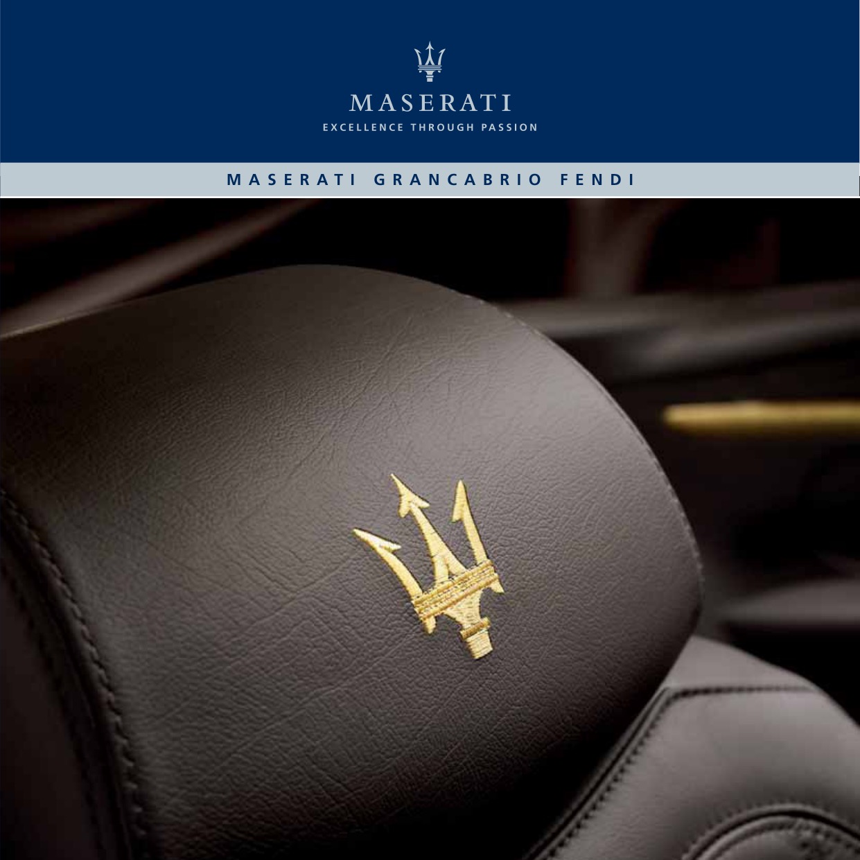 Maserati Grancabrio Fendi Brochure